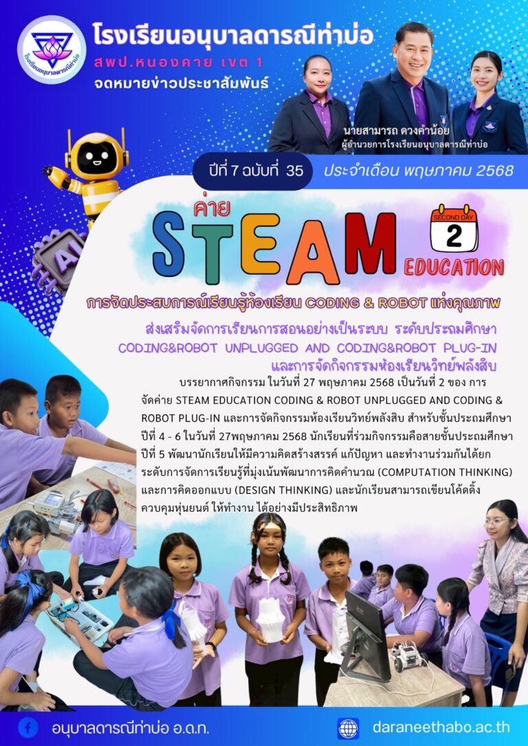 จดหมายข่าวเดือน พฤษภาคม 2568